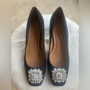 Talbots Black Suede Shoe